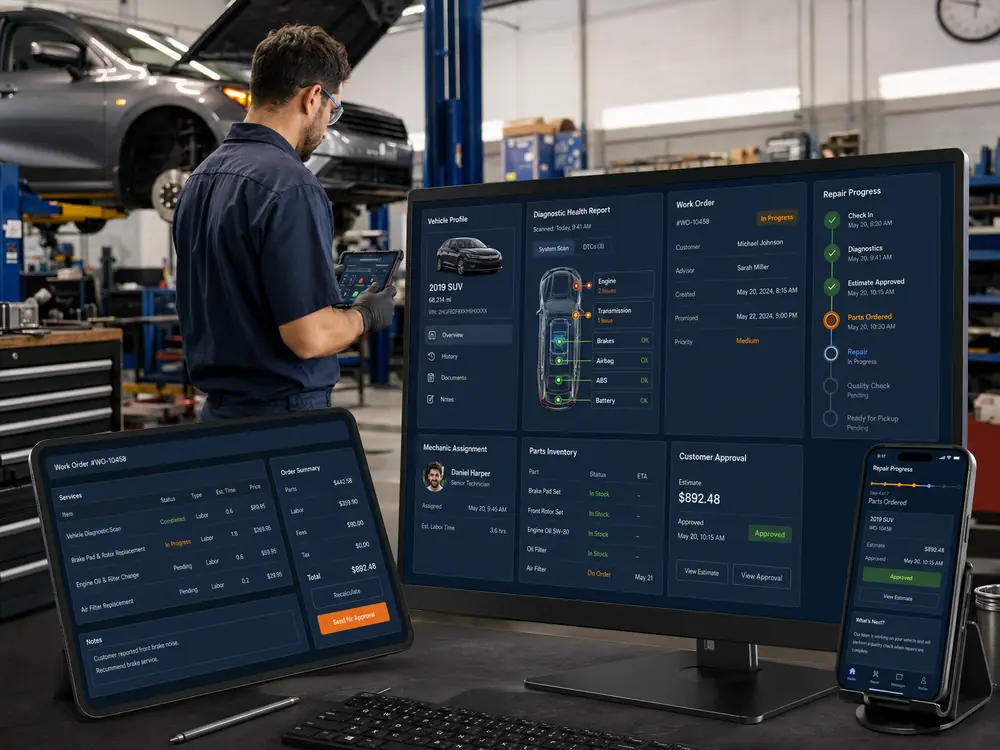 Auto Maintenance case cover