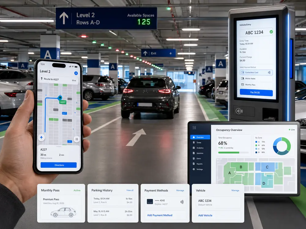 Smart Parking case cover